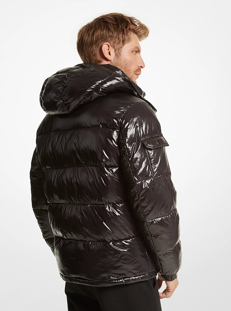 Northend Quilted Nylon Puffer Jacket in BLACK | Michael Kors