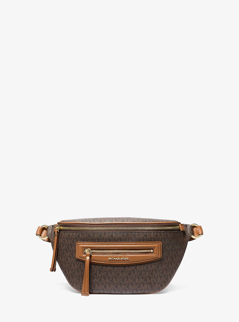 Monospalla Jet Set Travel medio con stampa logo in BRONZO/GHIANDA | Michael Kors