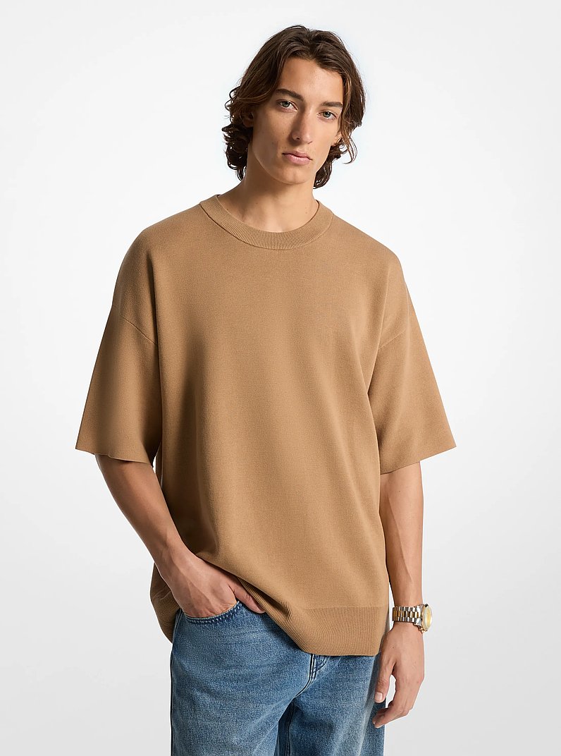 Chandail &agrave; manches courtes en coton