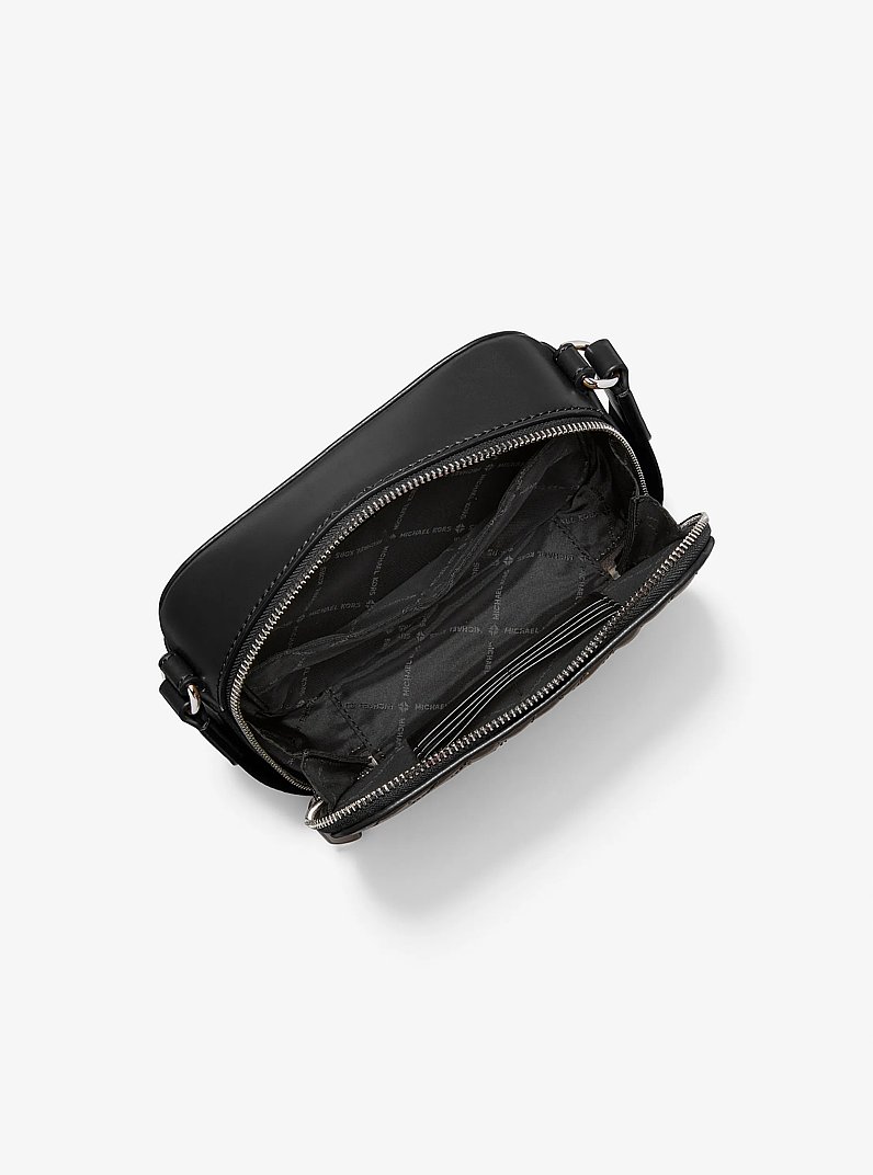 Umh&auml;ngetasche Hudson mit Logopr&auml;gung in SCHWARZ | Michael Kors