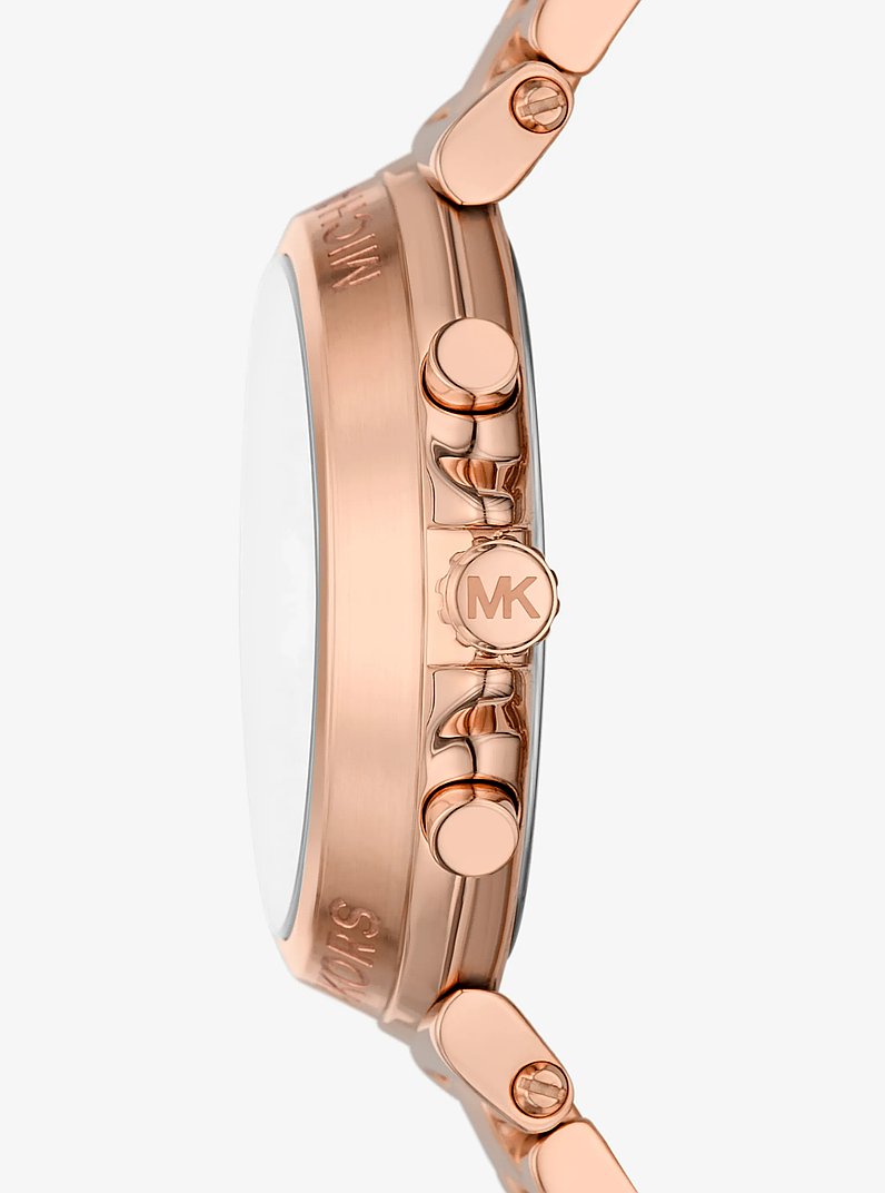 Oversized Maren Rose Gold-Tone Watch in ROSE GOLD | Michael Kors