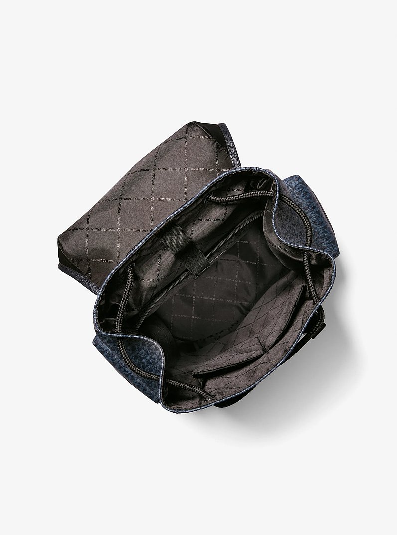 Mochila Cooper con logotipo in AZUL OSCURO/AZUL P&Aacute;LIDO | Michael Kors