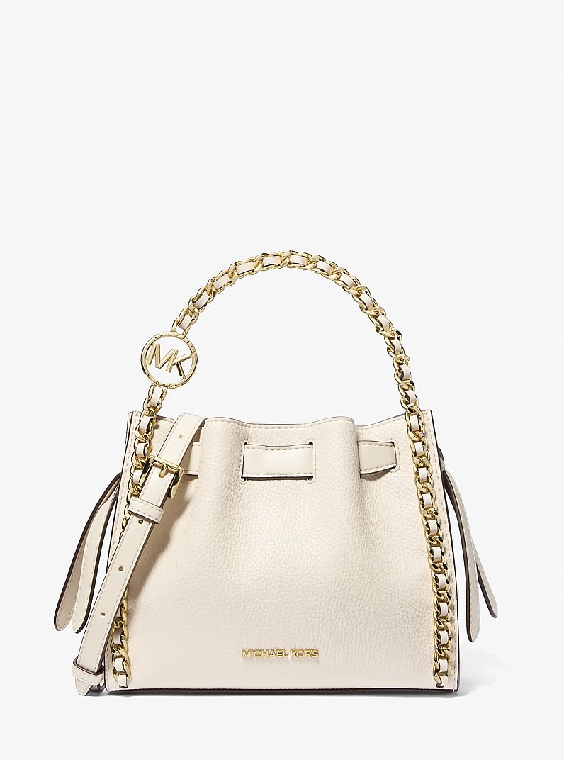 Mina Small Chain Crossbody Bag in LT CREAM | Michael Kors
