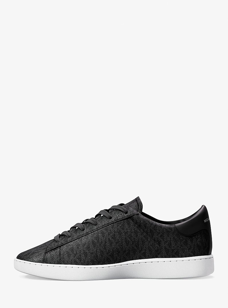 Reign Signature Logo Sneaker in BLACK | Michael Kors