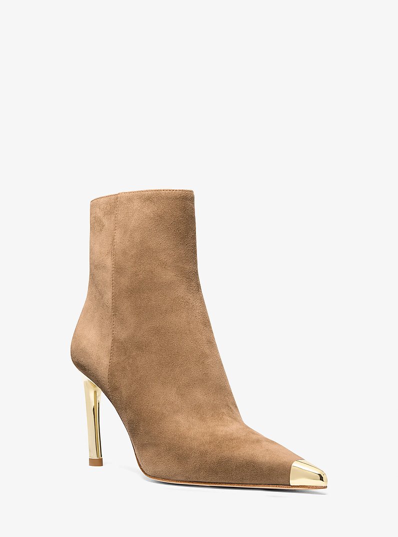 Kasia Suede Boot in HUSK | Michael Kors