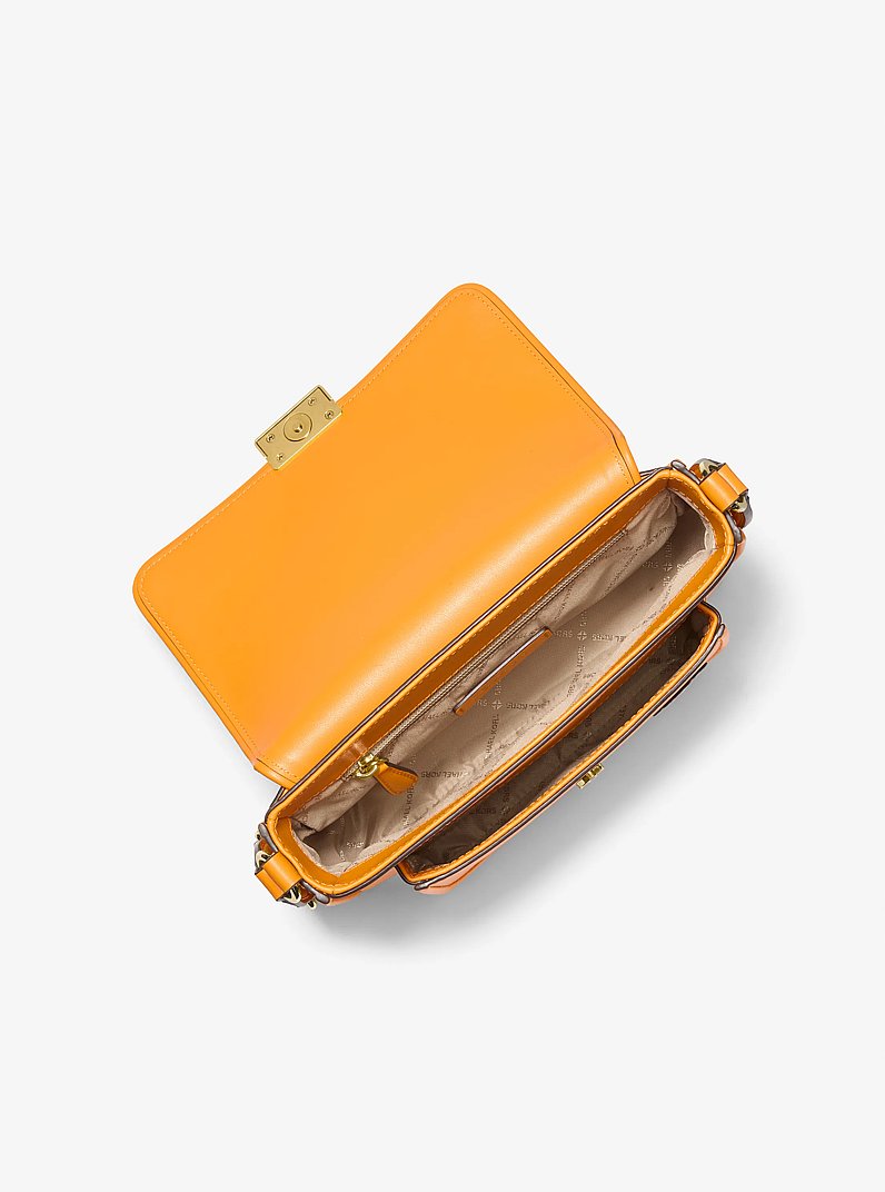 Bradshaw Medium Embellished Messenger Bag in POP ORANGE | Michael Kors