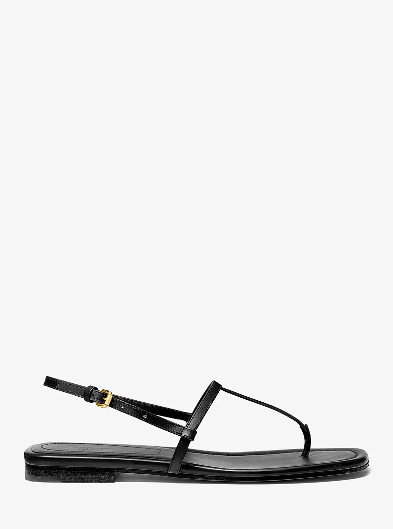 Sandalia Ali de piel in NEGRO | Michael Kors