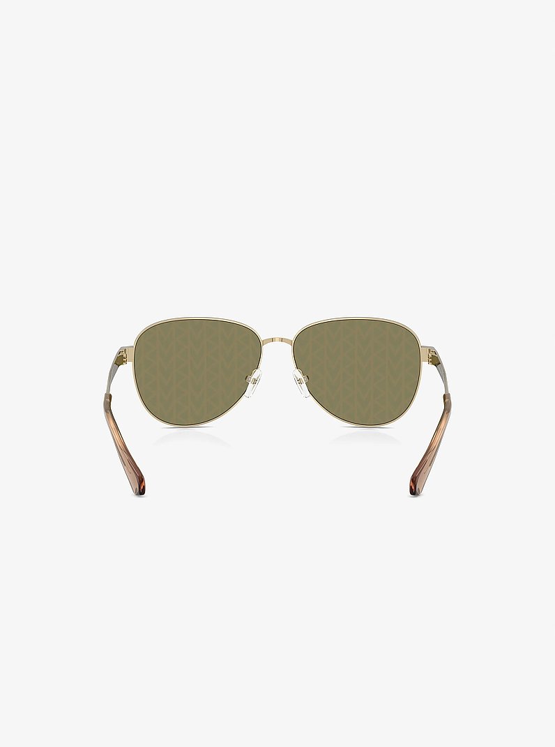 Biarritz Sunglasses in GOLD LOGO | Michael Kors