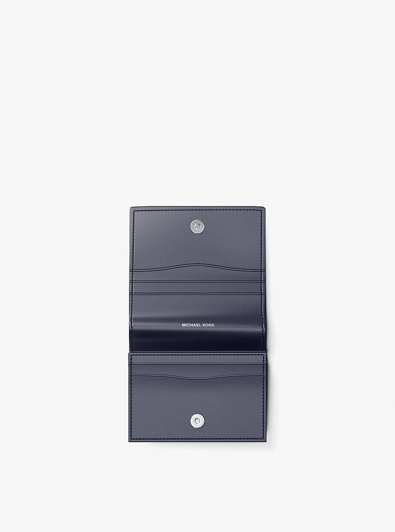 Brieftasche Hamilton Moderne Small aus Leder in BLAUGR&Uuml;NES KLEID | Michael Kors