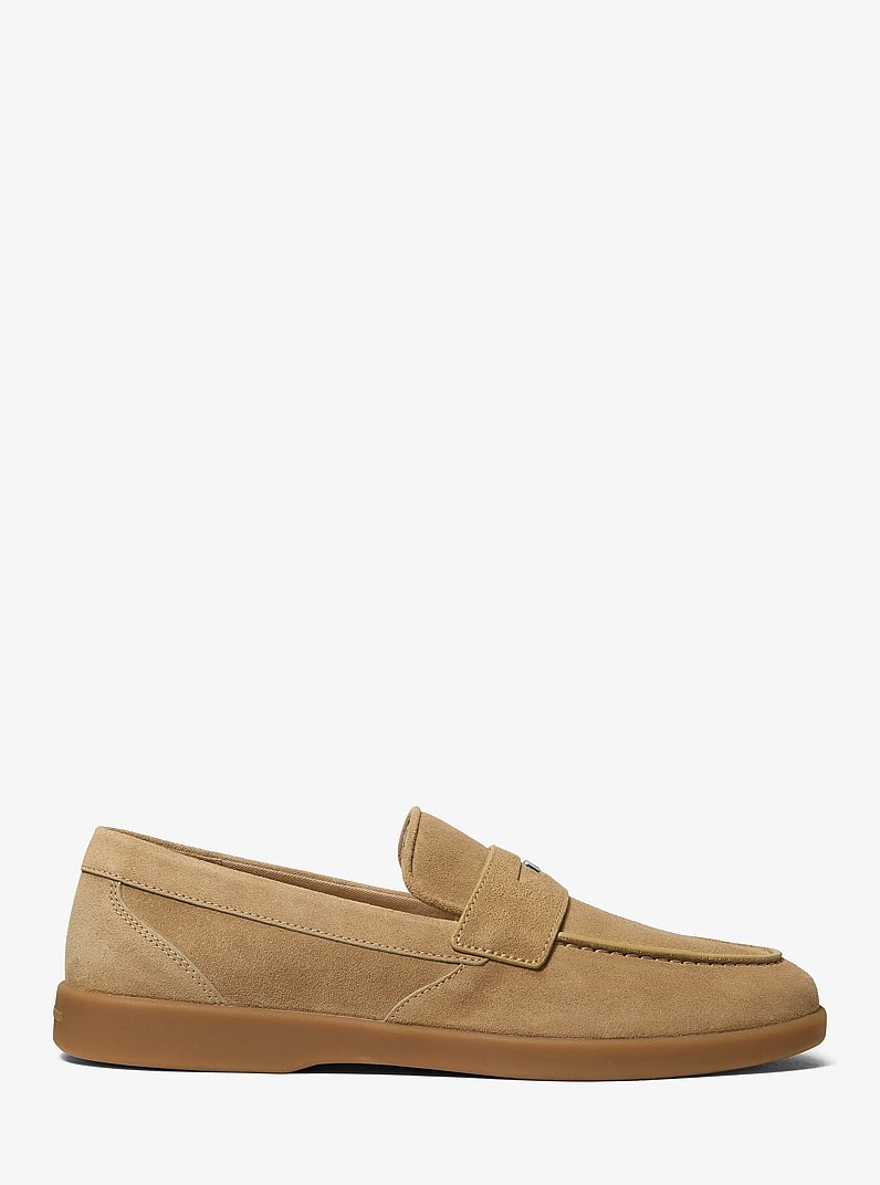 Wesley Suede Loafer in KHAKI | Michael Kors