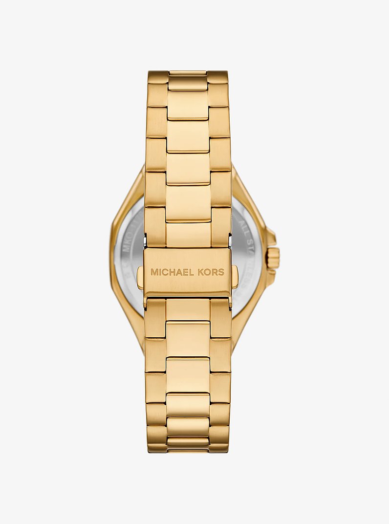 Oversized Callum Gold-Tone Watch in GOLD | Michael Kors