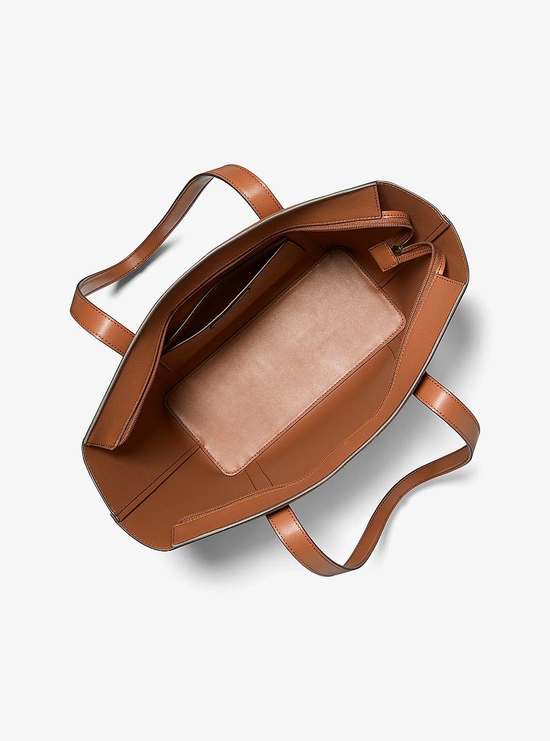 Pratt Large Tote Bag in LUGGAGE | Michael Kors