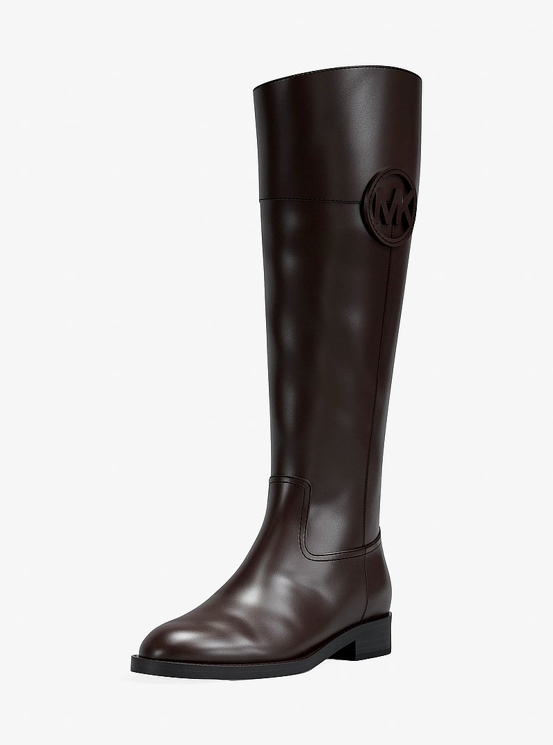 Botte Kimmee en cuir in CHOCOLAT | Michael Kors
