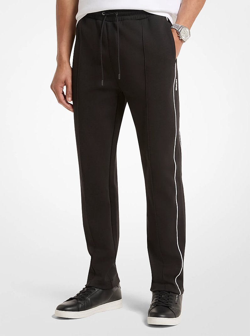 Cotton Blend Joggers in BLACK | Michael Kors