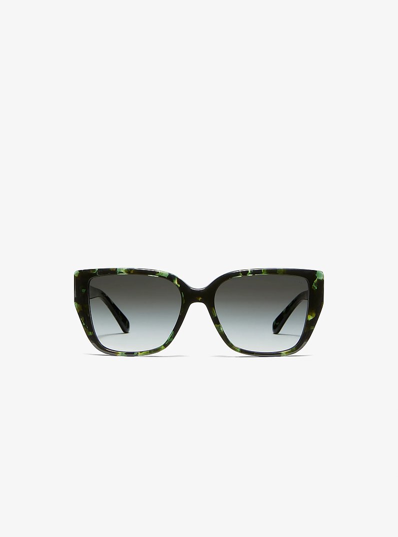 Acadia Sunglasses in AMAZON GREEN | Michael Kors