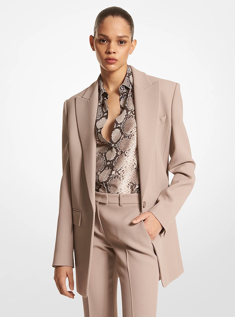Darcy Double Crepe Sabl&eacute; Blazer