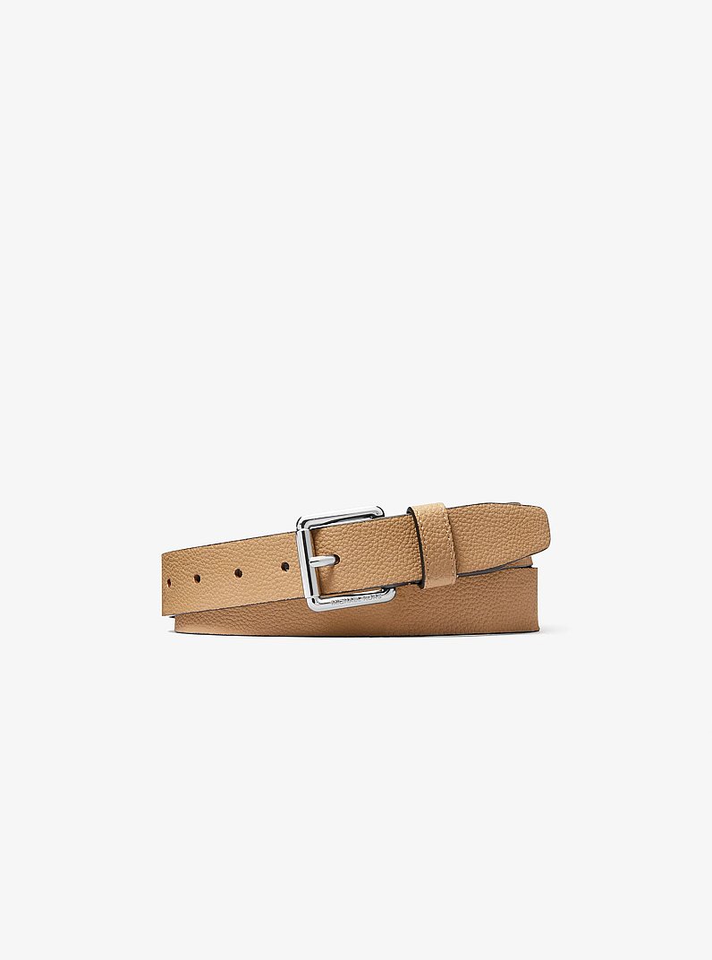 Cintur&oacute;n texturizado in CAMEL | Michael Kors