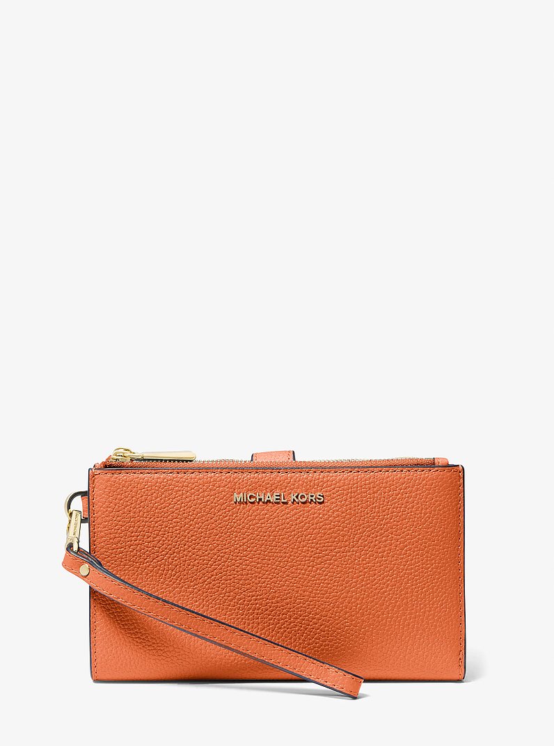 Cartera Adele de piel con compartimento para smartphone