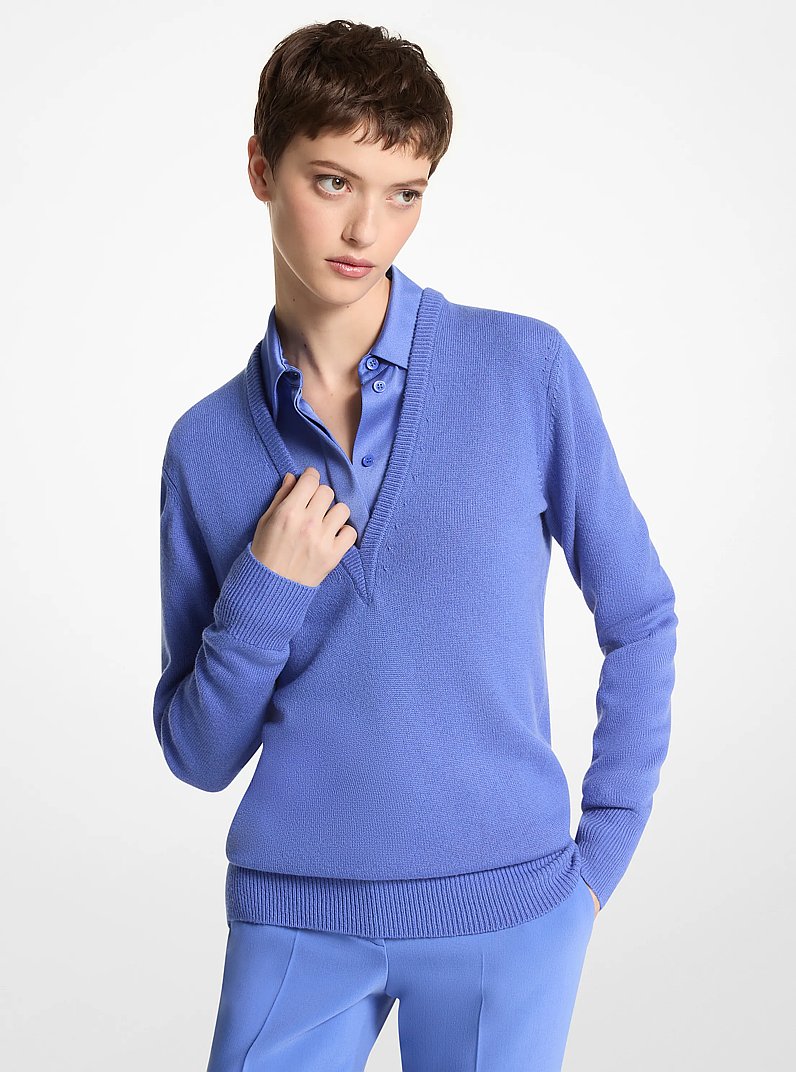 Cashmere Sweater in AZURE | Michael Kors