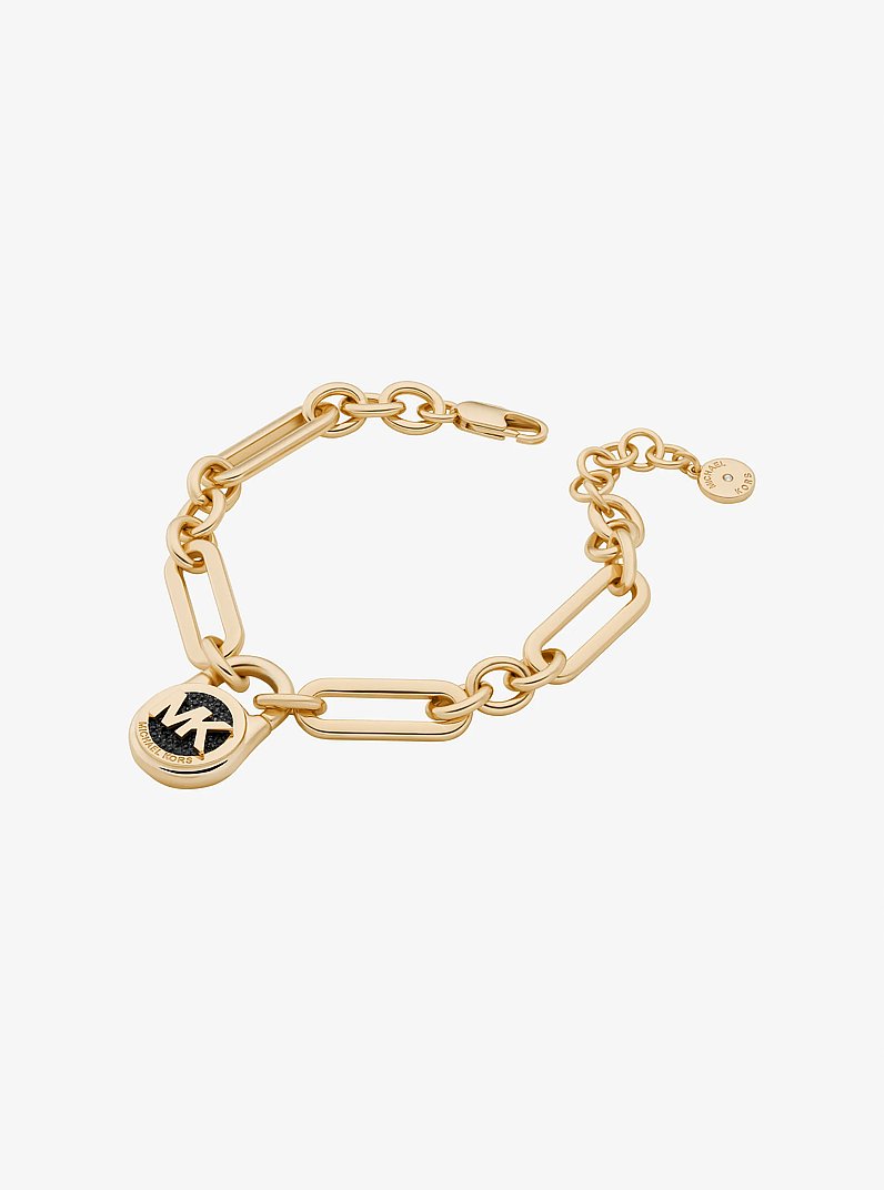 Pav&eacute; Lock Bracelet in GOLD | Michael Kors