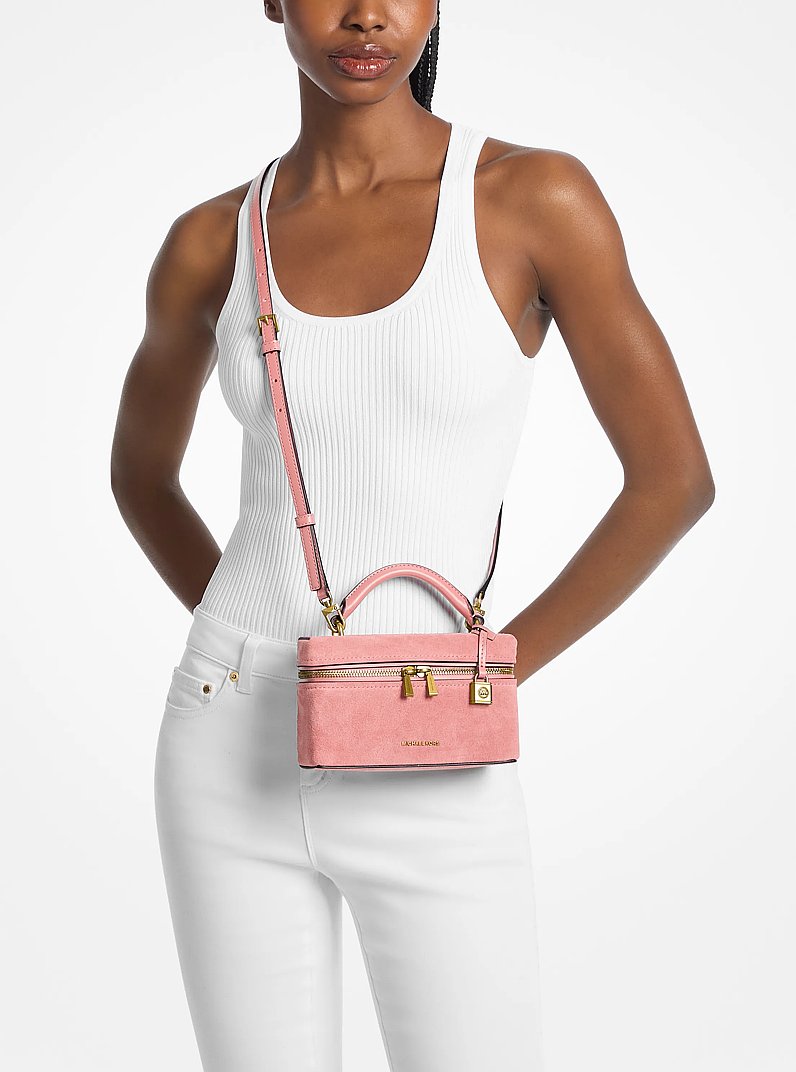 Geantă crossbody Jana convertibilă, foarte mică, din piele de