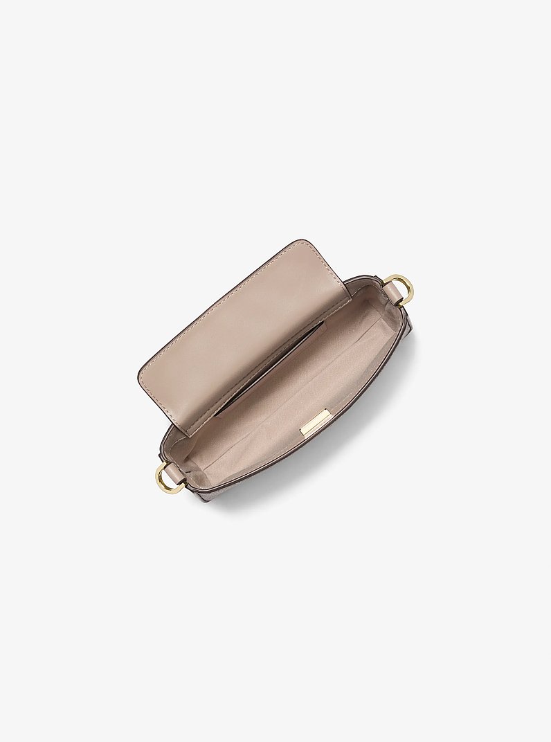 Pochette transformable Bryant peque&ntilde;o con logotipo in ABEDUL | Michael Kors