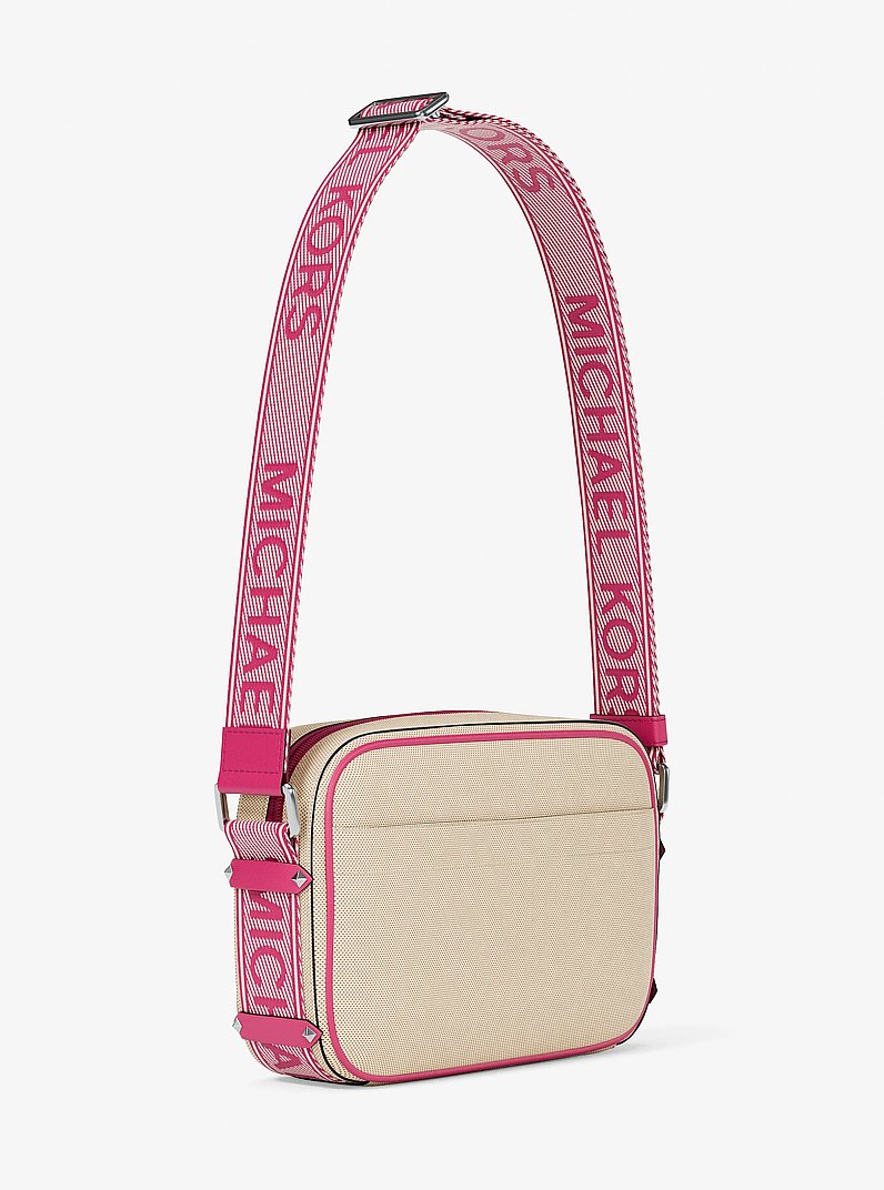 Umh&auml;ngetasche Maeve Large aus Canvas in HIMBEERE | Michael Kors