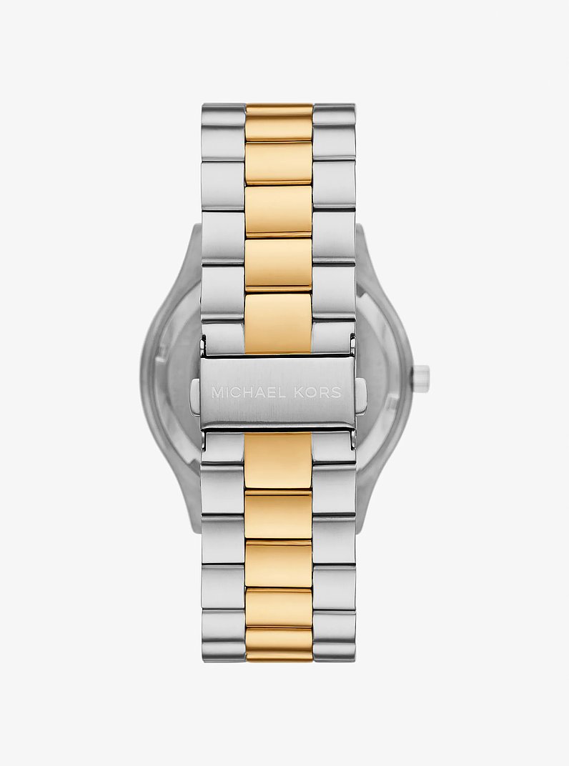 Oversized Aspyn Two-Tone Watch in TWO TONE | Michael Kors