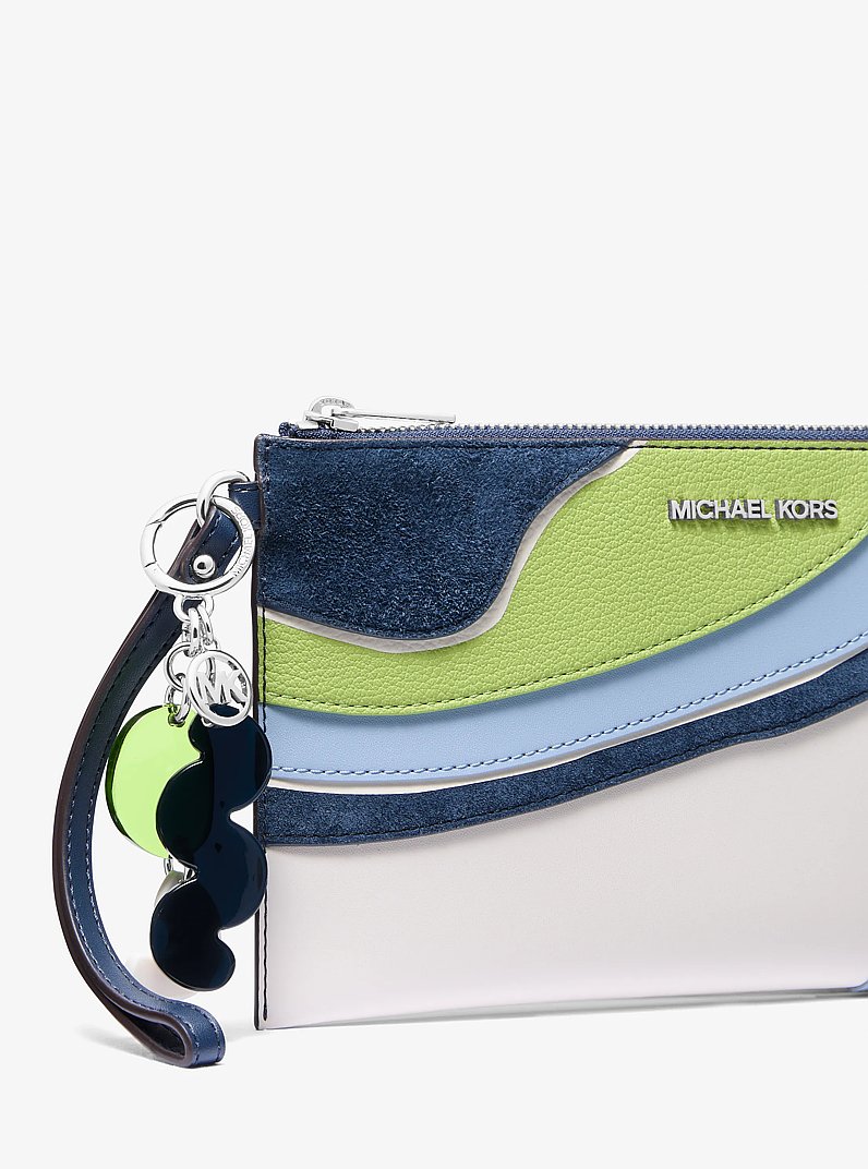 Abstract Key Chain in NAVY MULTI | Michael Kors