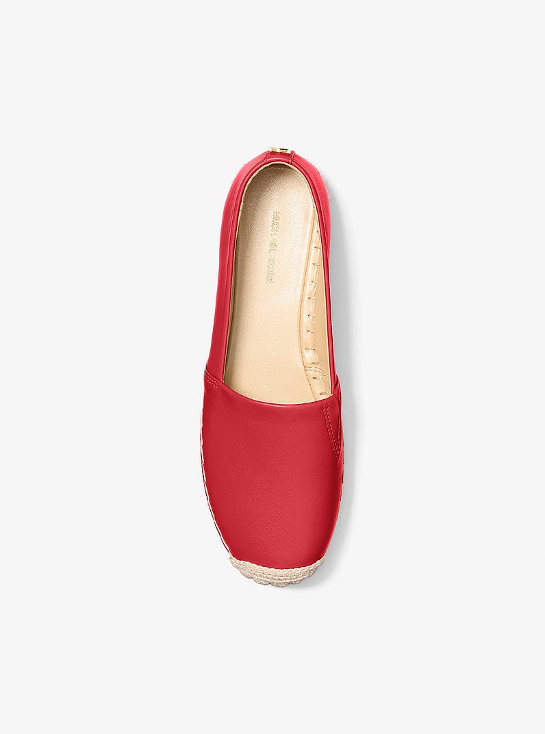 Alpargata Lynn de piel con plataforma in CARMES&Iacute; | Michael Kors