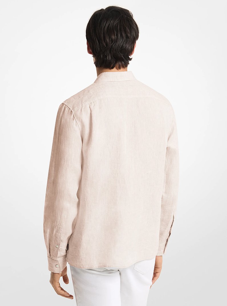 Camicia classica in lino in CACHI | Michael Kors