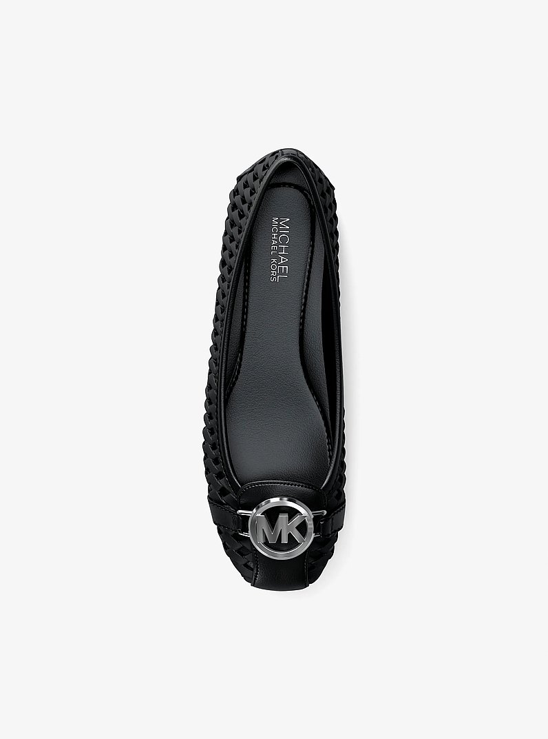 Fulton Woven Moccasin in BLACK | Michael Kors