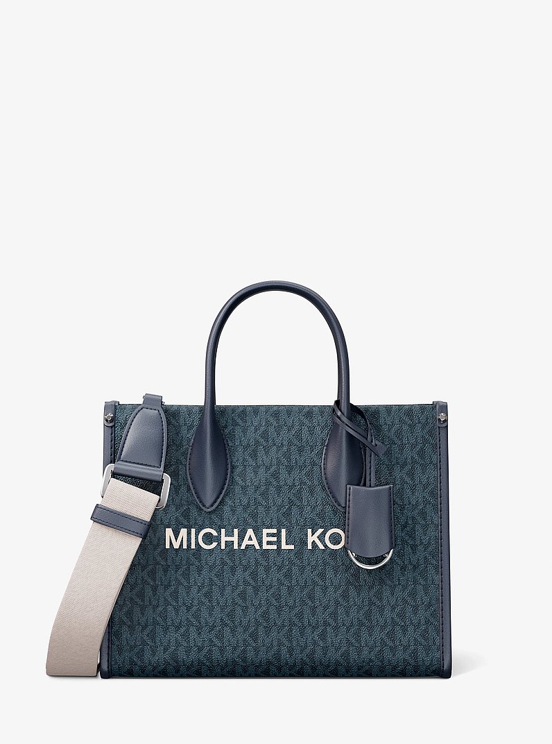 Mirella Small Signature Logo Crossbody Bag in ADMIRAL - Sale