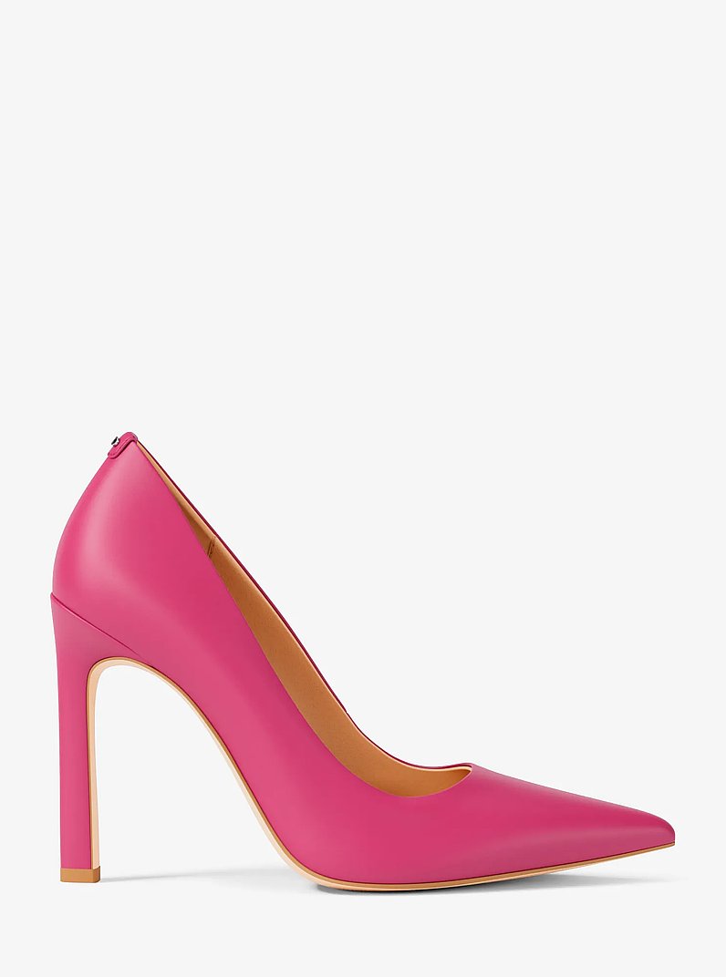Amara Leather Pump in RASPBERRY | Michael Kors