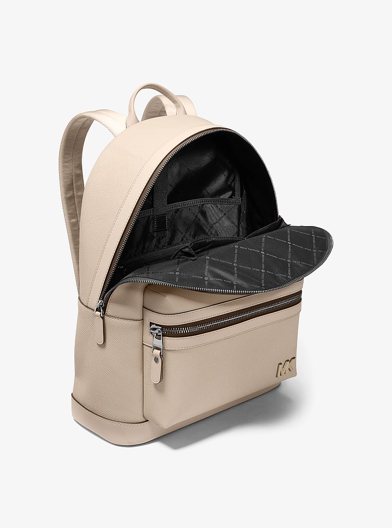 Edison Leather Backpack in LIGHT SAND | Michael Kors