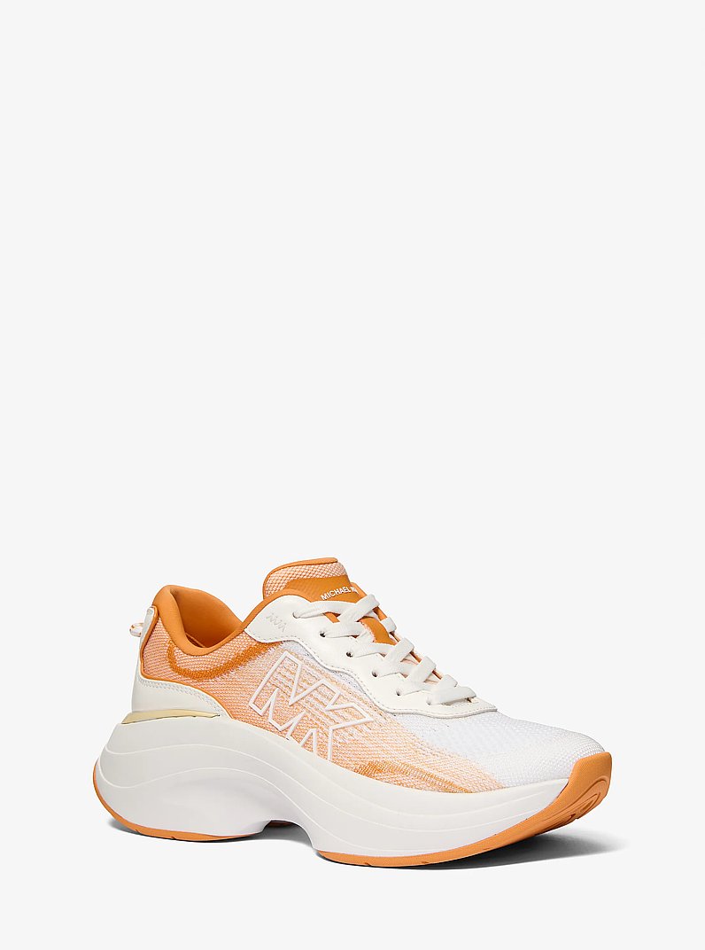 Athena Ombr&eacute; Stretch Knit Trainer in RADIANT ORANGE | Michael Kors