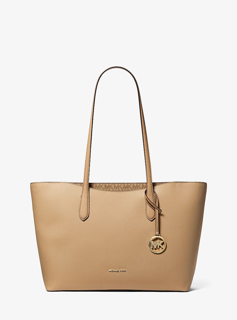 Arden Large Top-Zip Tote Bag in CAMEL | Michael Kors