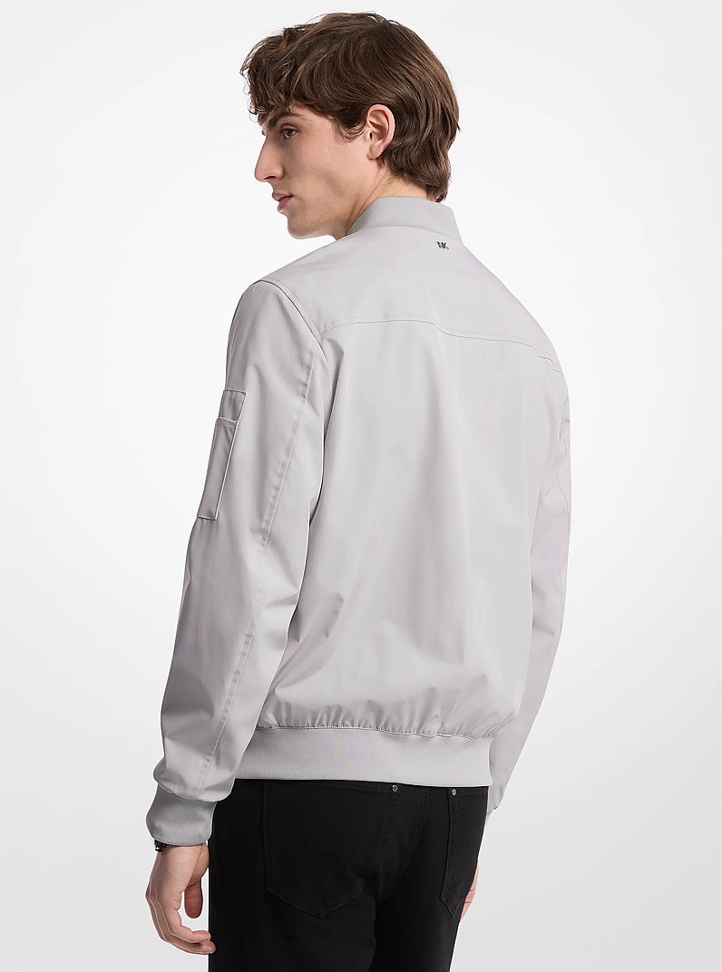 Veste d&rsquo;aviateur Benue in GRIS P&Acirc;LE | Michael Kors