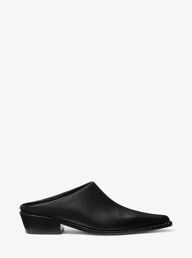 Nash Leather Mule in BLACK | Michael Kors