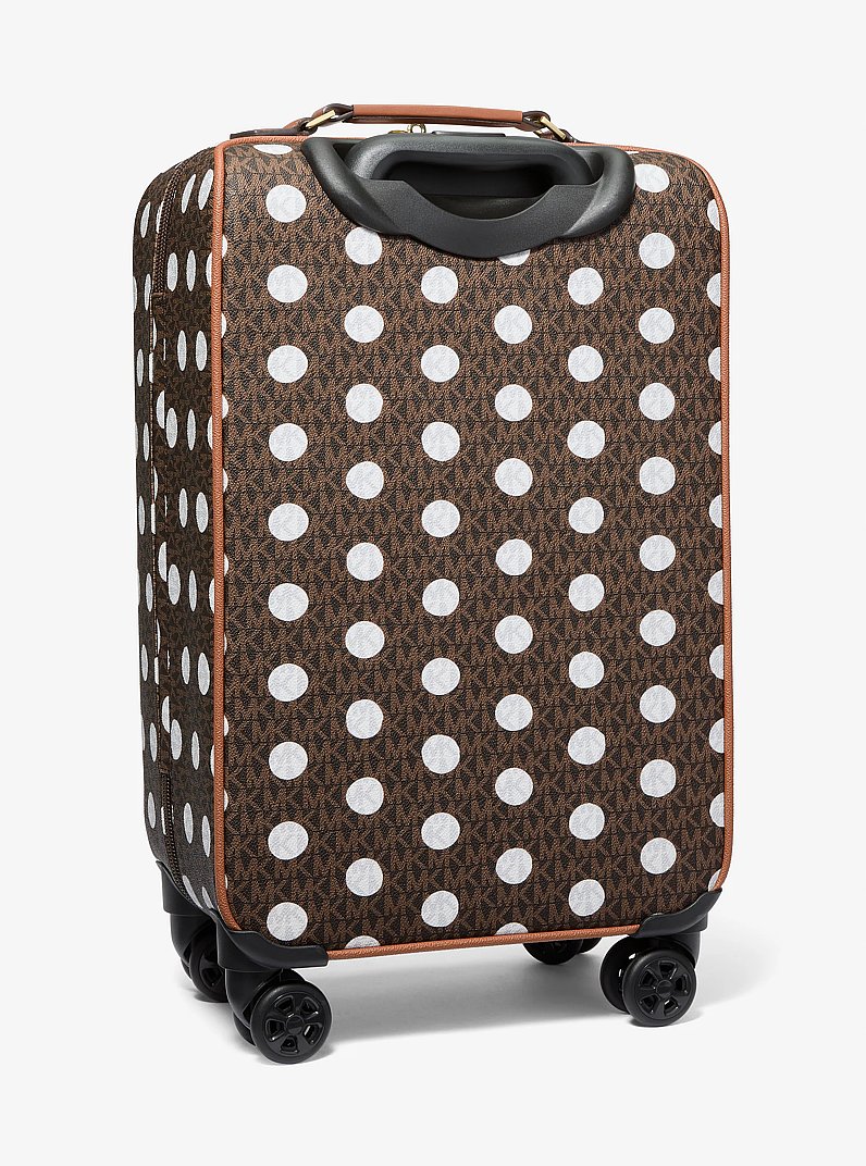Small Polka Dot Signature Logo Suitcase in LUGGAGE | Michael Kors