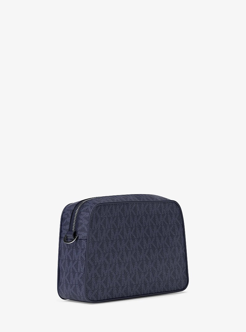 Camera bag a tracolla Jet Set piccola con logo in ABITO BLUES | Michael Kors