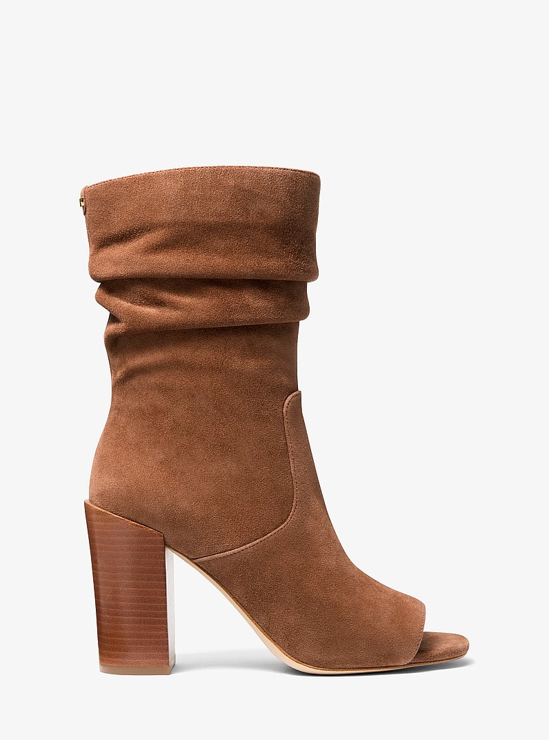 Shayna Suede Boot in LUGGAGE | Michael Kors
