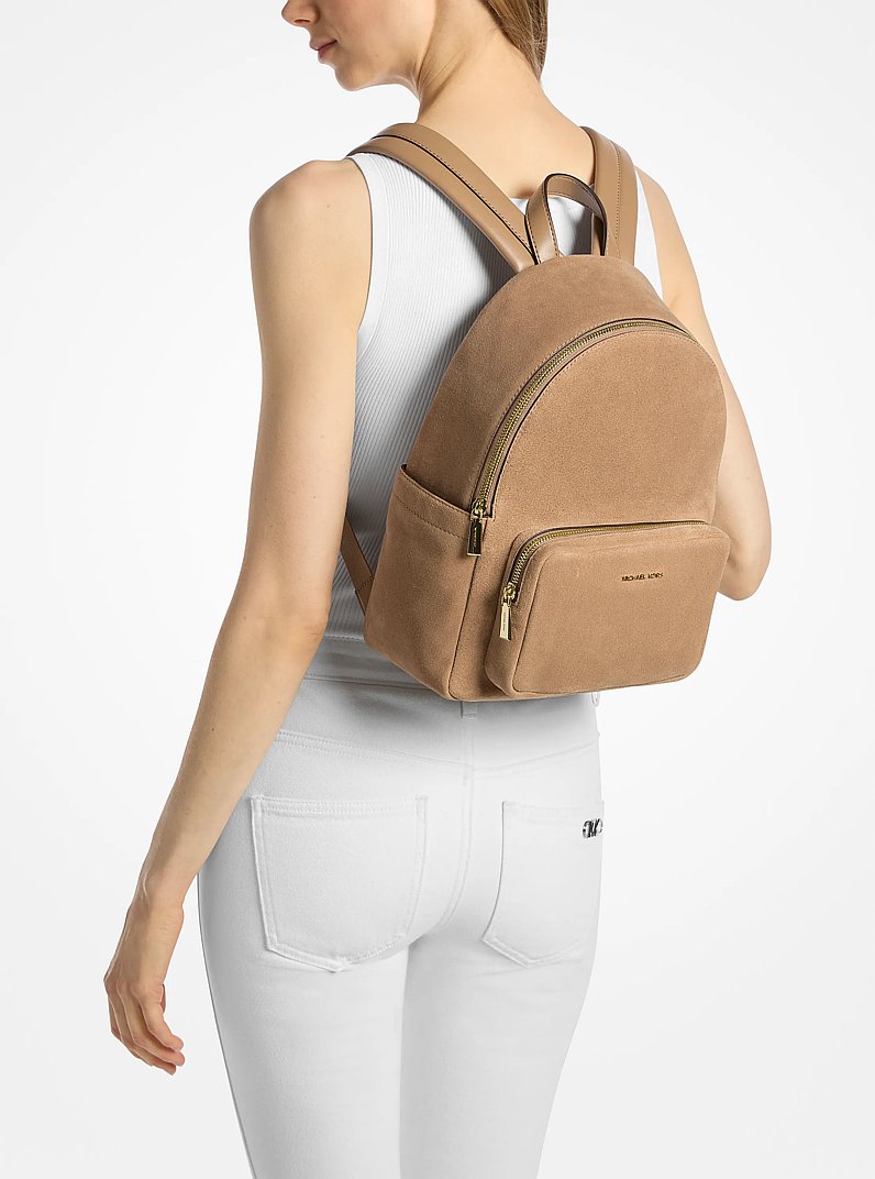 Tanner Medium Suede Backpack in C&Aacute;SCARA | Michael Kors