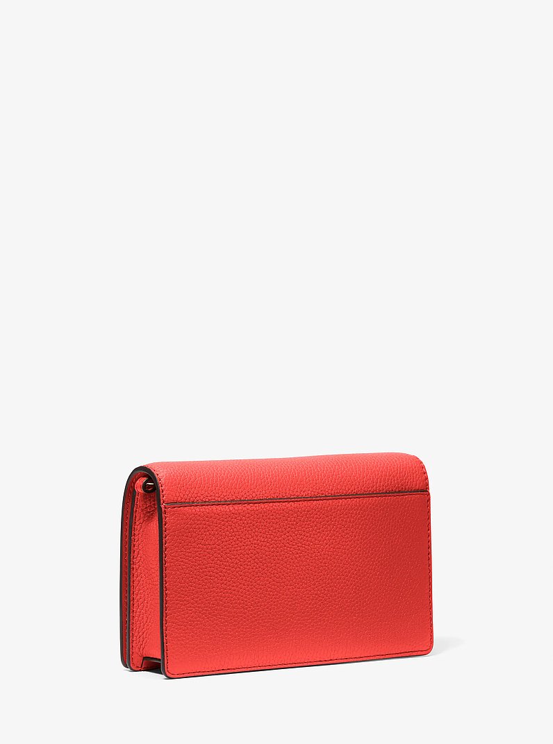 Jet Set Medium Pebbled Leather Crossbody Bag in BURNT SIENNA | Michael Kors