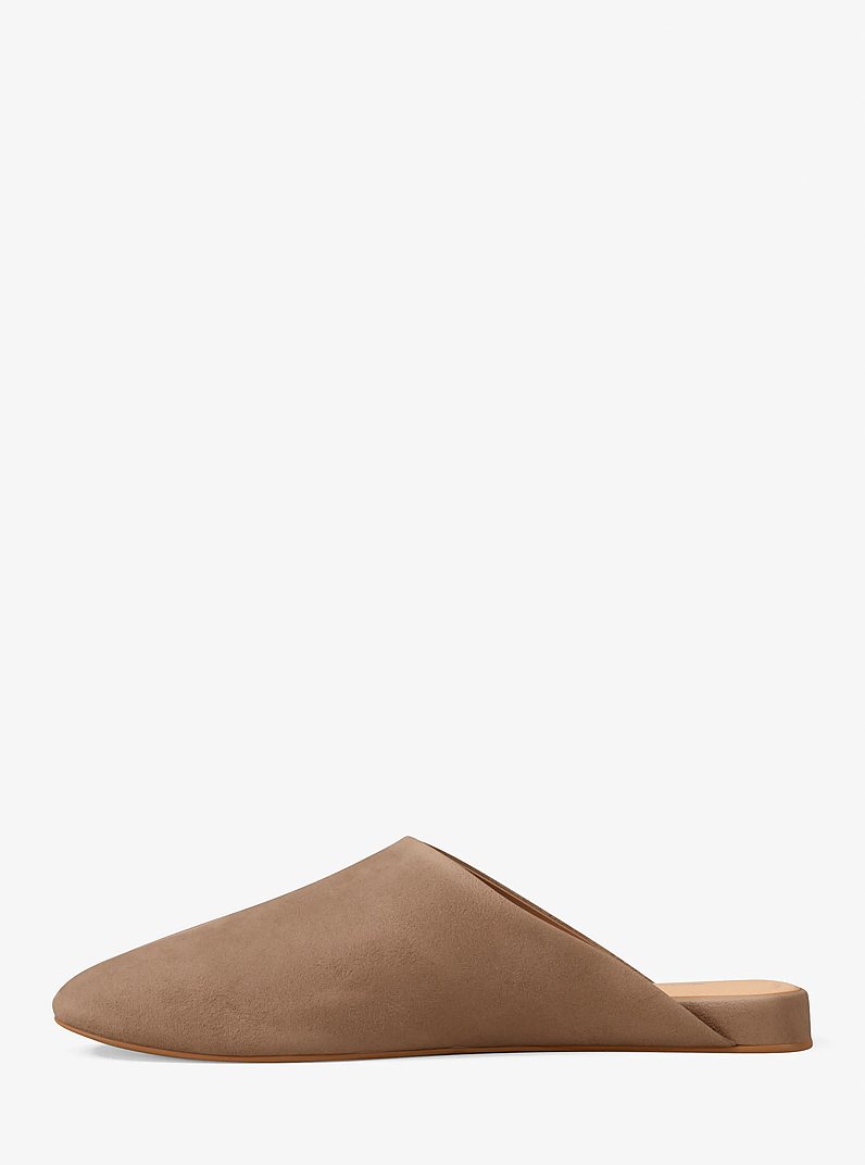 Cady Suede Mule in KHAKI | Michael Kors