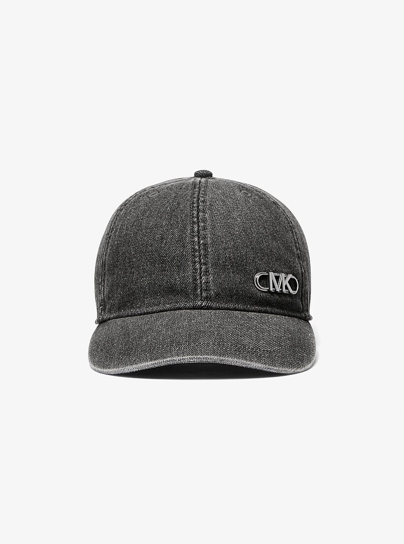 Denim Baseball Hat in CHARCOAL WASH | Michael Kors