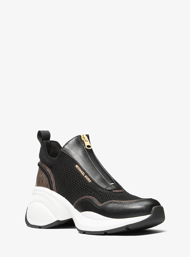 Zapatilla Zuma de materiales mixtos in NEGRO | Michael Kors