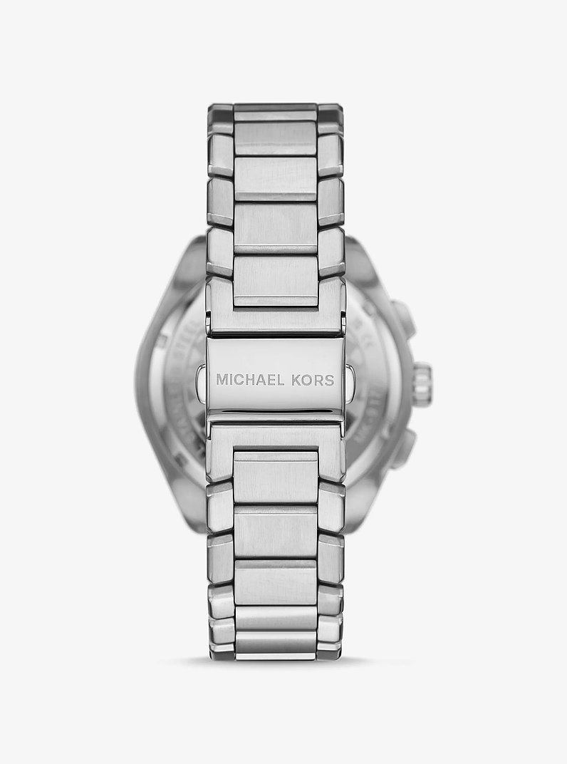 Oversized Accelerator 2.0 Silver-Tone Watch in TWO TONE | Michael Kors