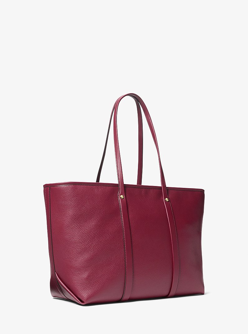 Beck Large Pebbled Leather Tote Bag in MULBERRY | Michael Kors
