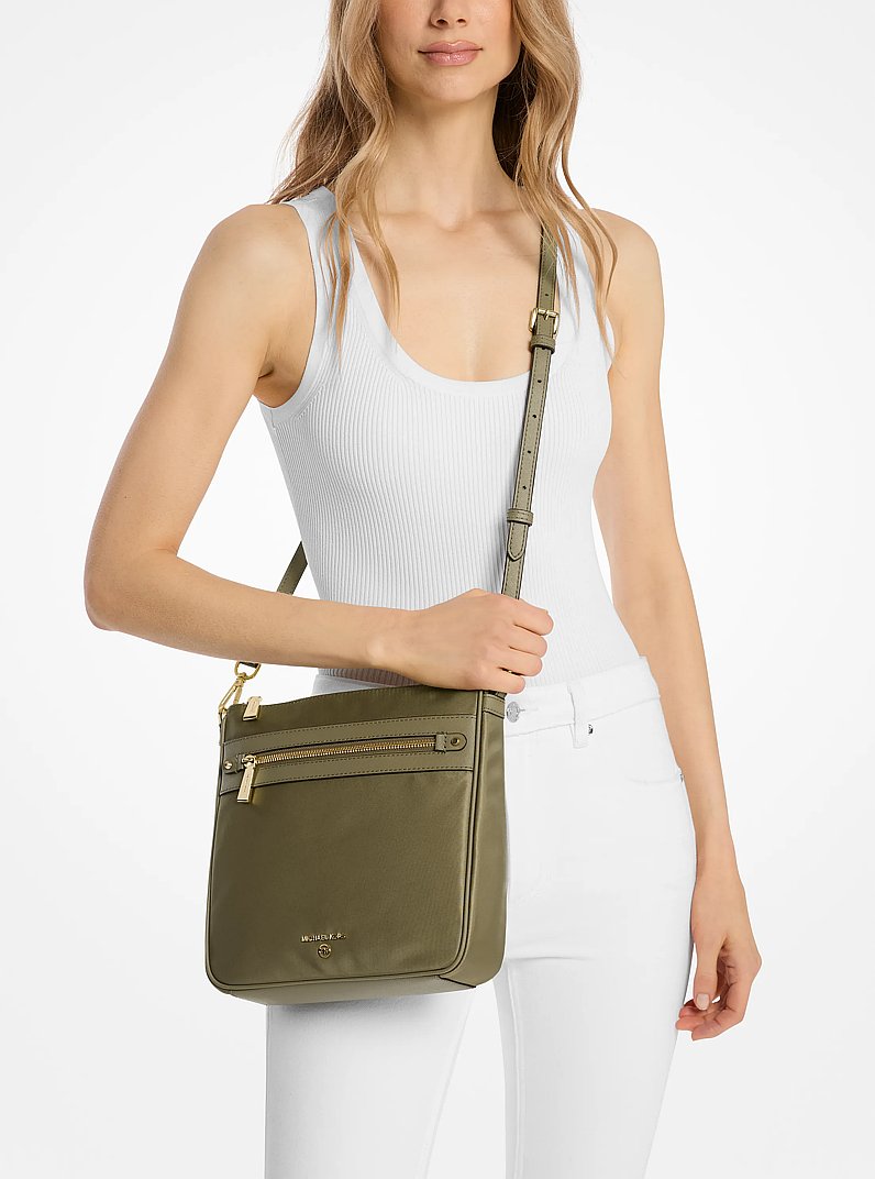 Bolso messenger Jet Set grande de gabardina de nailon in [6786] | Michael Kors